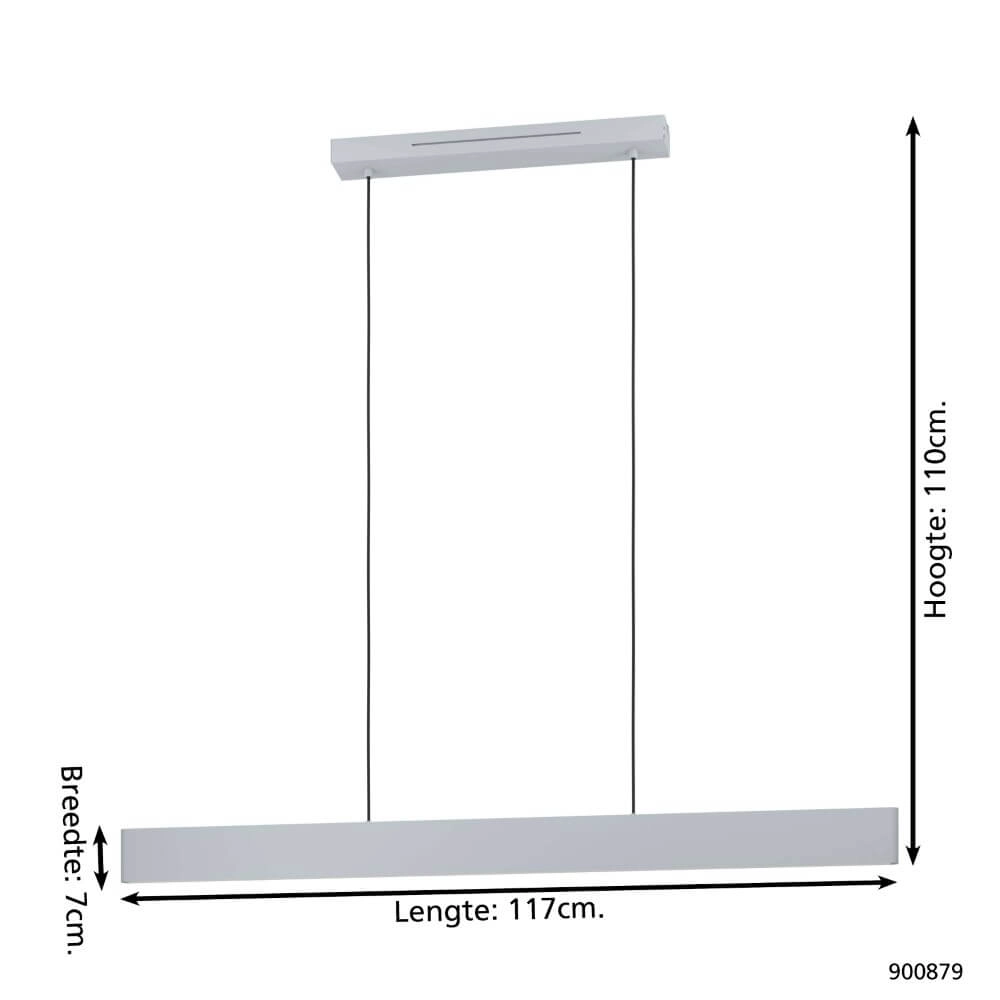Zigbee led hanglamp Andreas-Z 117cm - wit Eglo 9008606274482