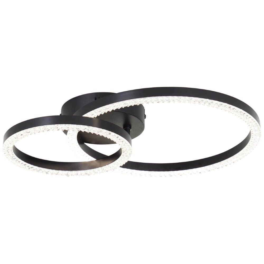 Zwarte plafondlamp Aurelia 2500lm Zwarte plafondlamp Aurelia 2500lm