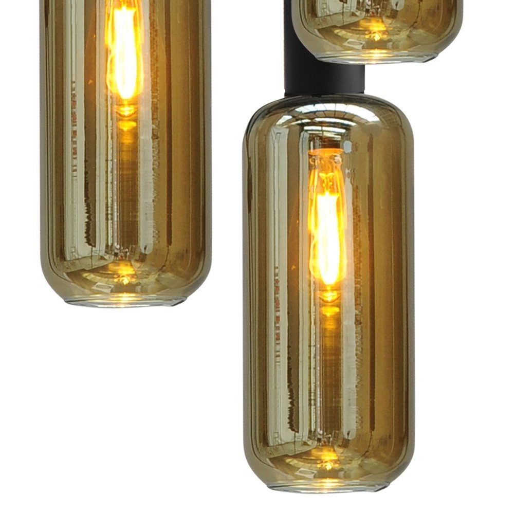 Hanglamp Bounty 5-lichts zwart Masterlight 8718121247793