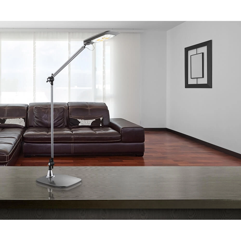Bureaulamp Pattaya grijs met sensorbediening Globo 9007371315987