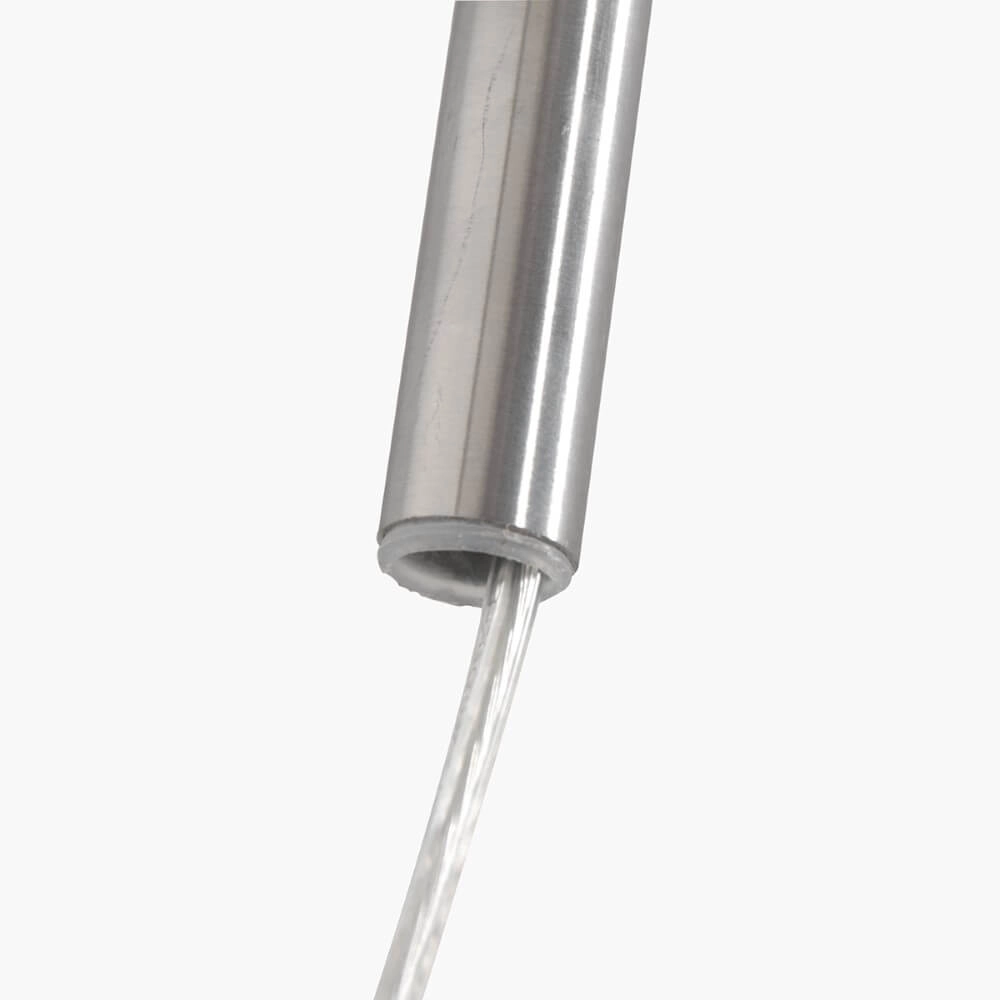 Wand booglamp Sparkled RVS met taupe velourse kap Steinhauer 8712746146165