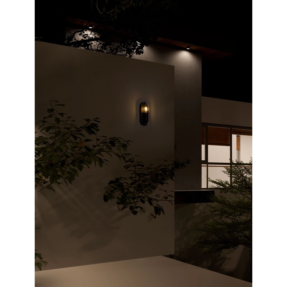 Klassieke wandlamp Amel antraciet Lyora 5212017477231