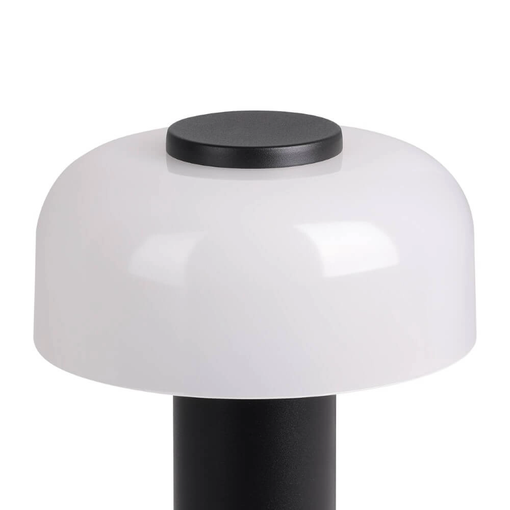 Design tafellamp Ponente zwart met wit Eglo 9008606297870
