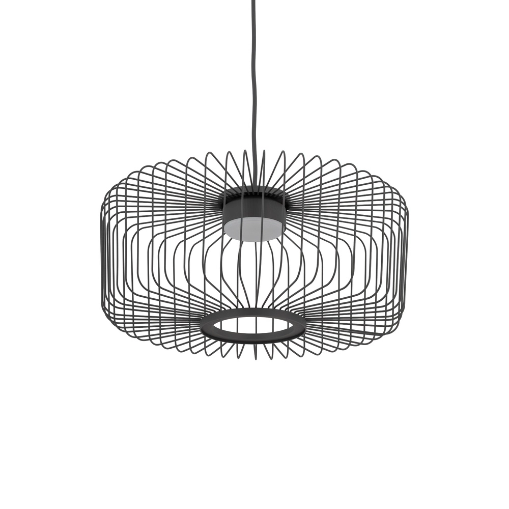 Kooilamp Kenai umbra grijs Ø 38cm