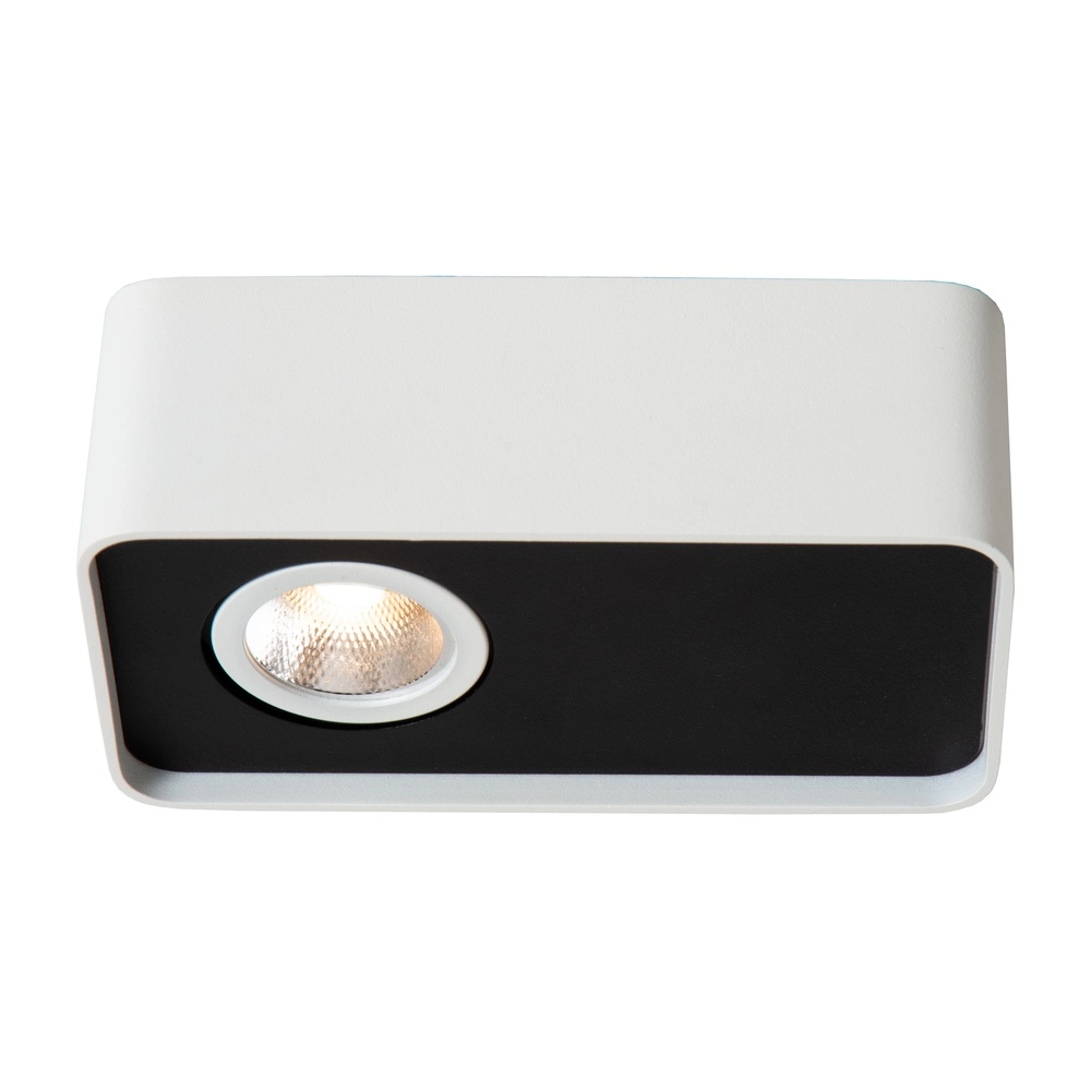 1-lichts plafondlamp Angular wit