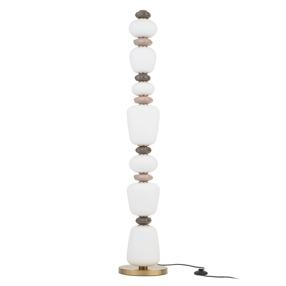 Vloerlamp Ceramic Led keramiek en glas Lyora 5903139117043