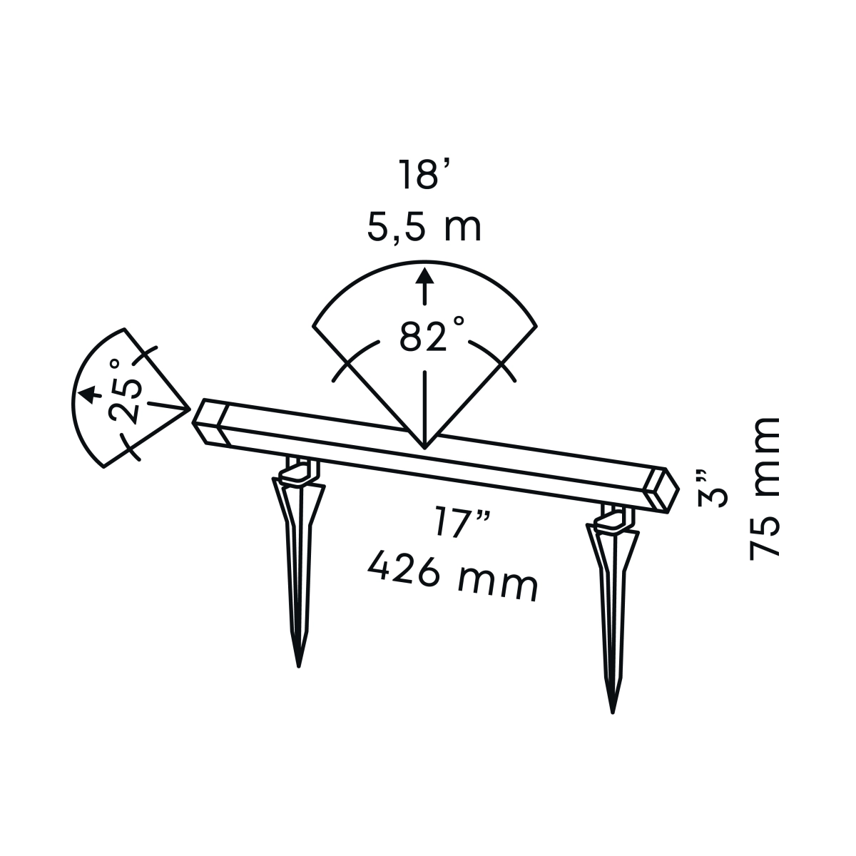 12 volt EVO FLOOD In-lite 8717051005268