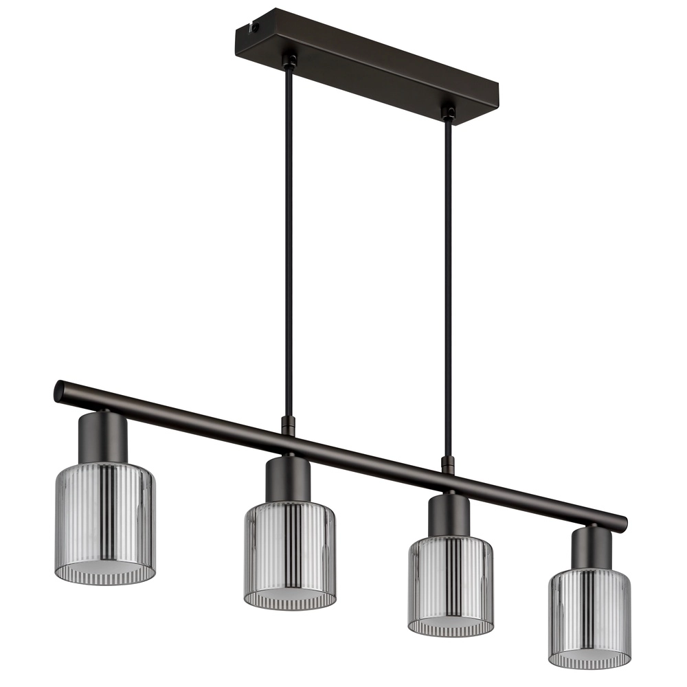 Design hanglamp Villegas 4-lichts gunmetal Globo 9007371572953