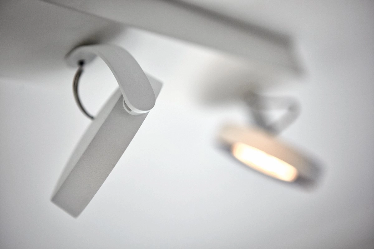 Spotlamp Clockwork 4-lichts wit Philips 8718696154526