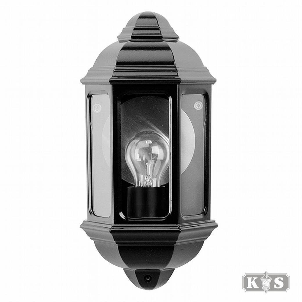 Klassieke muurlamp Turijn 4 zwart KS Verlichting 8714732725743