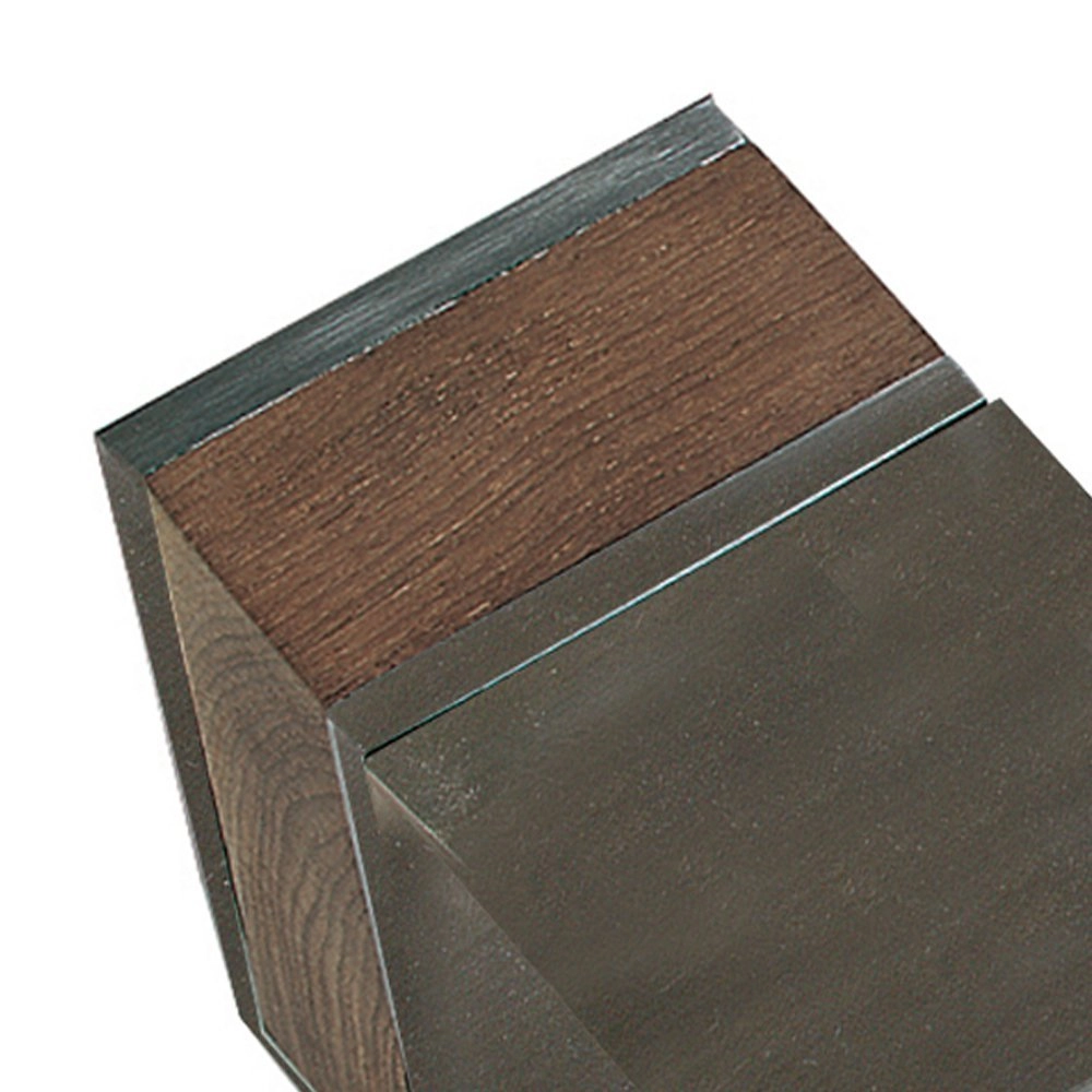 Buitenlamp downlight Q-Bic Teak RVS Royal Botania