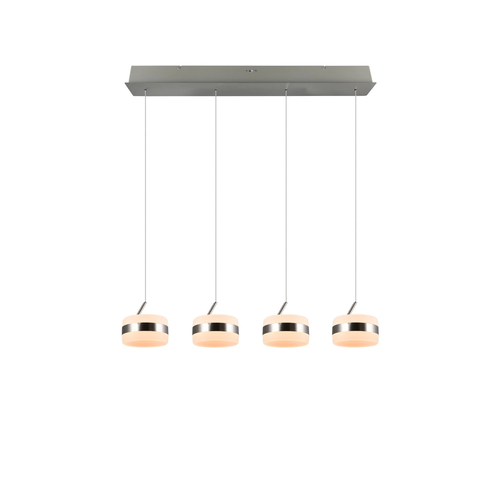Design hanglamp Dios nikkel 4-lichts Trio 4017807657647