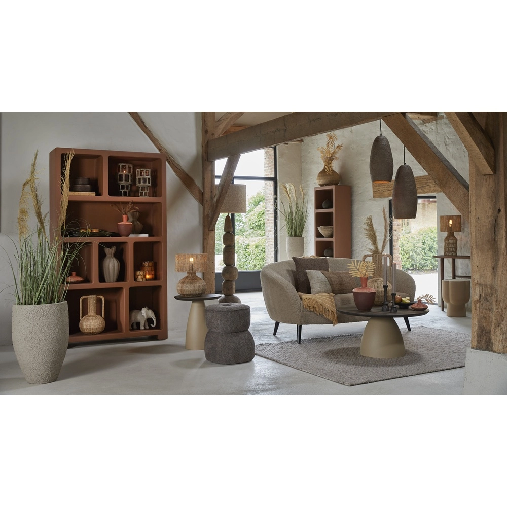 Jute schemerlamp Tidea Ø 28cm kap Light & Living 8717807836702