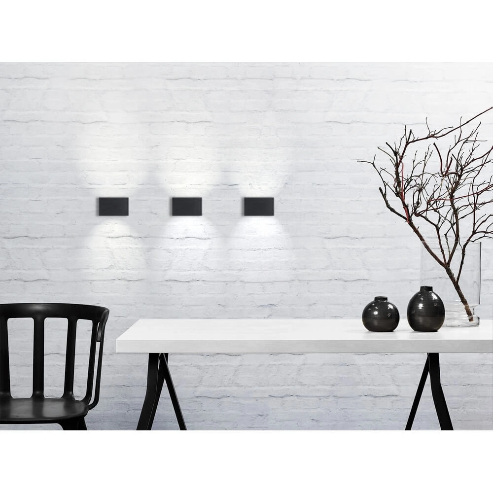 Strakke wandlamp Nene zwart Nordlux 7057388727237