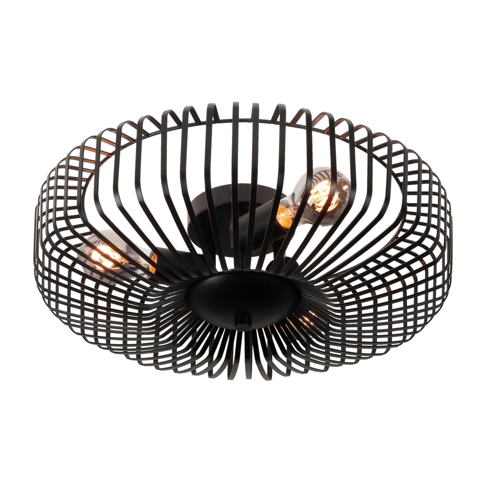 Design plafondlamp Nino zwart Ø 45cm
