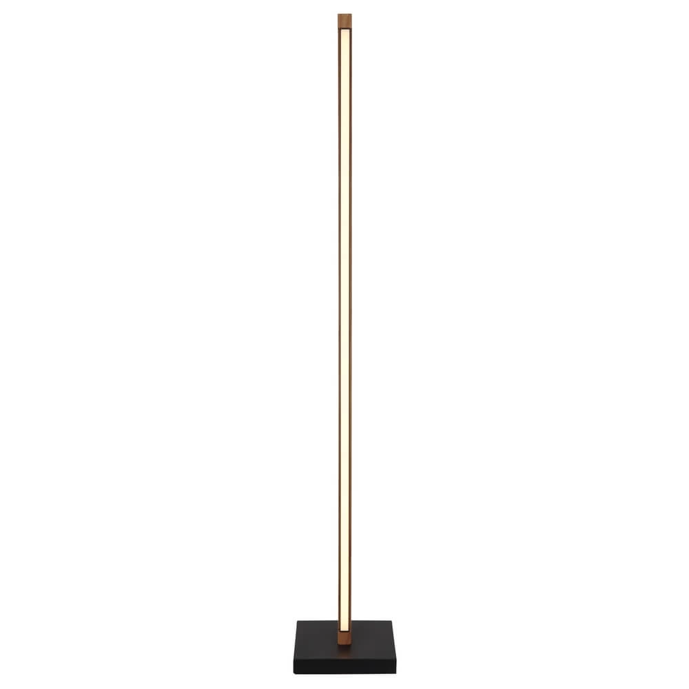 Design vloerlamp Starla zwart met hout 113cm Globo 9007371447305