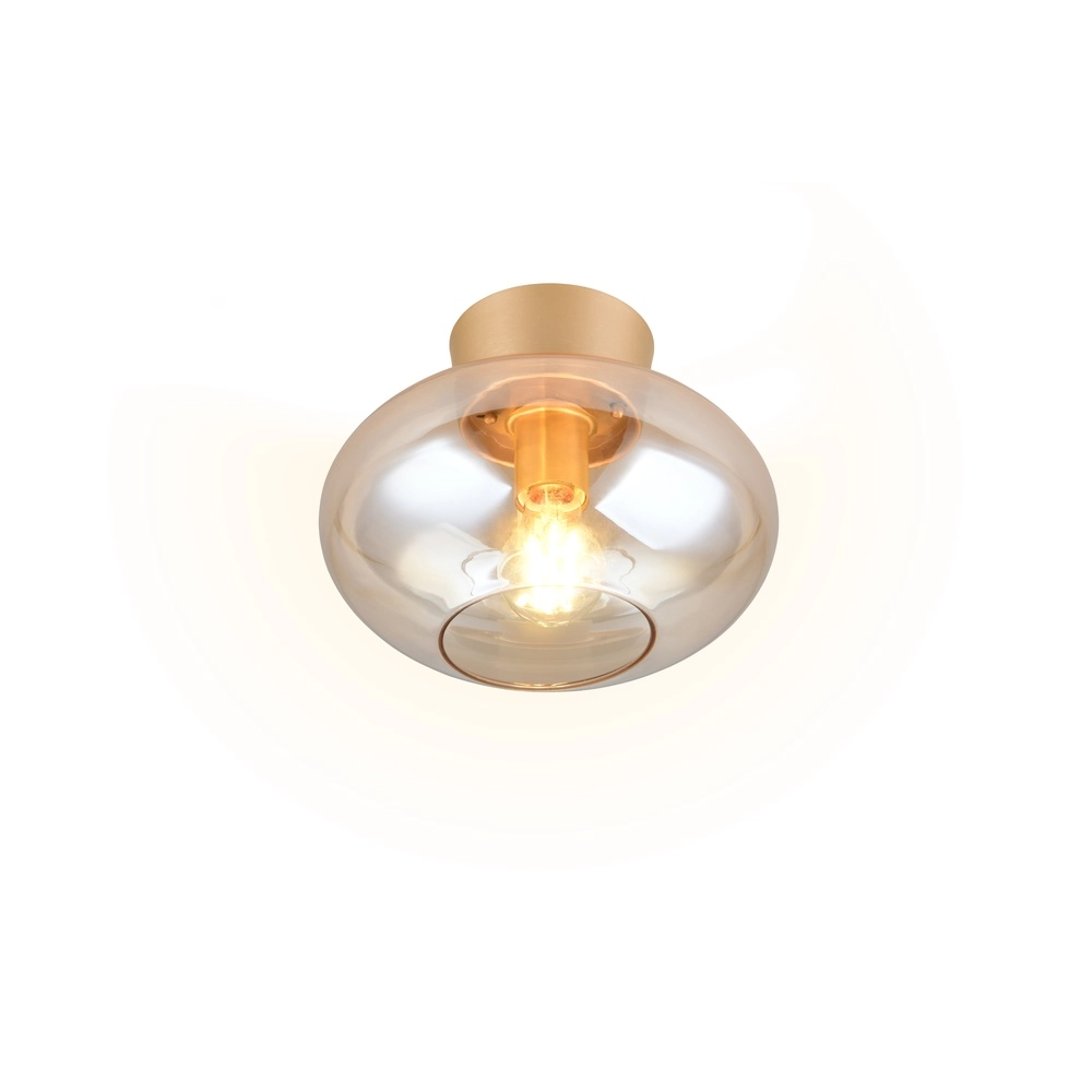 Plafondlamp Sidera amber Ø 26cm Trio 4017807697261