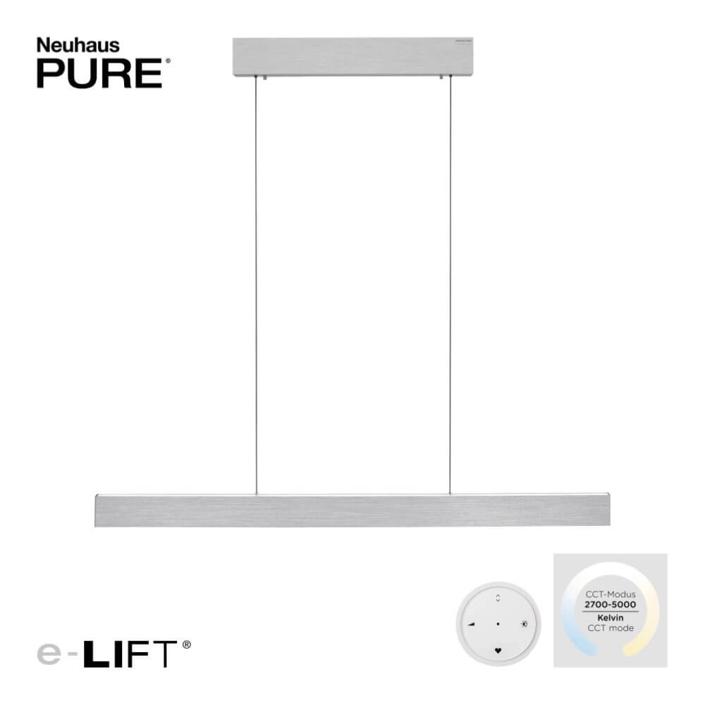 Design hanglamp Pure E-Motion aluminium Paul Neuhaus 4012248372920