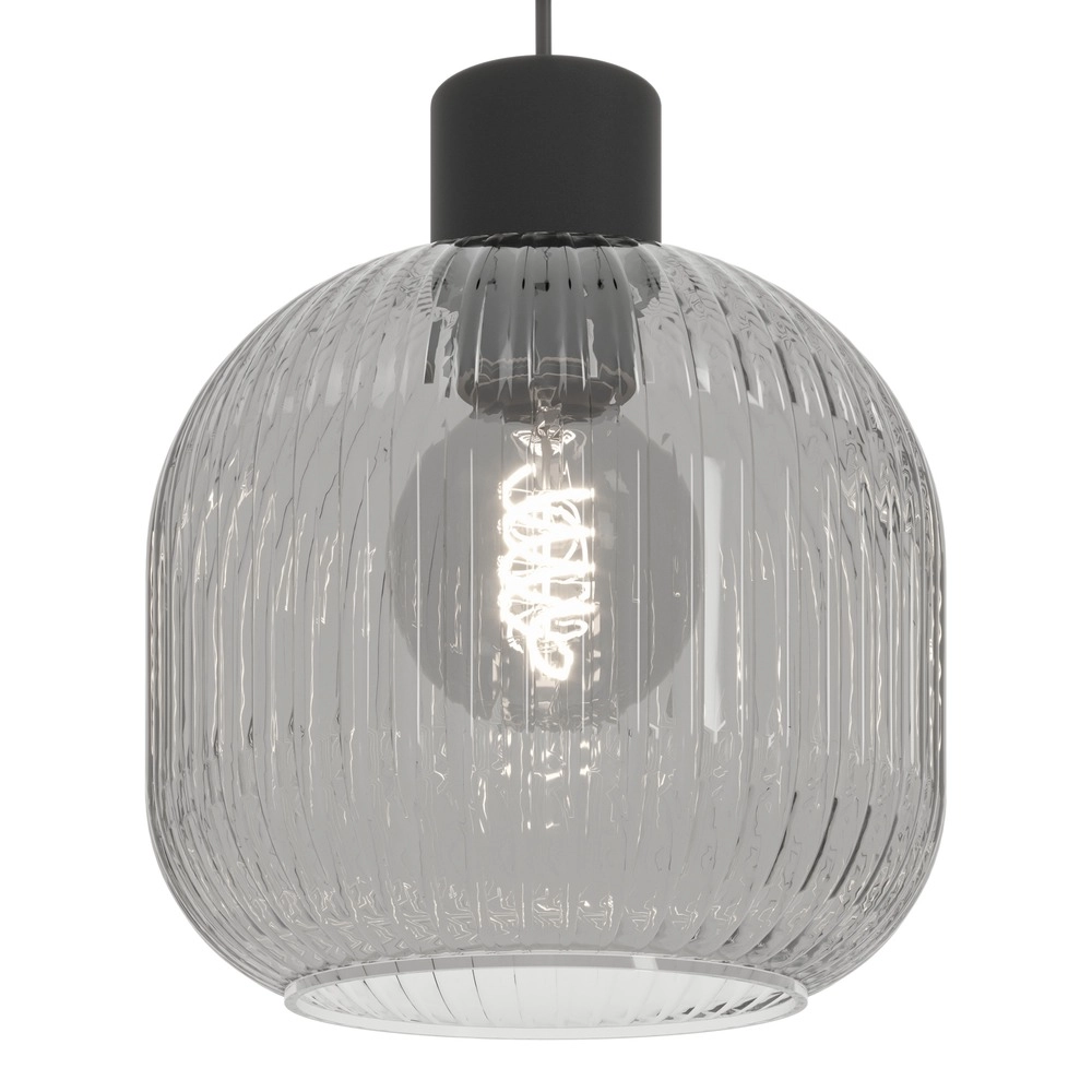 Design hanglamp Dasmina zwart Ø 20cm Eglo 9008606406272