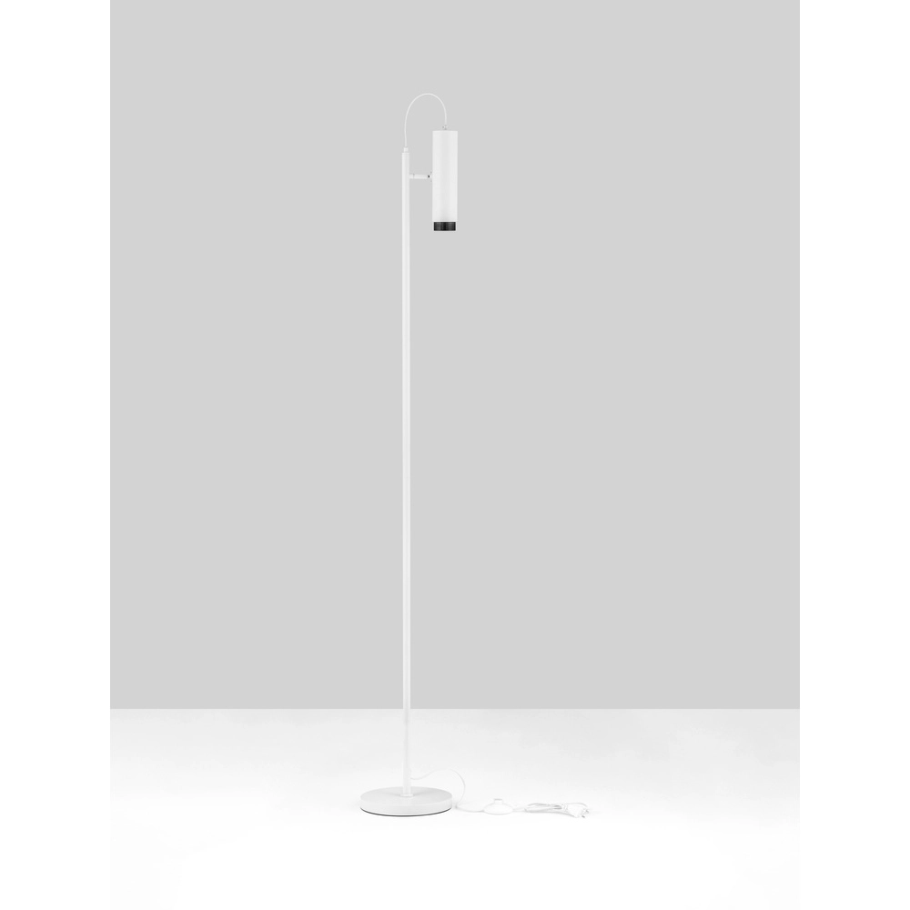 Leeslamp Nessi wit met zwart Lyora 5212017475213