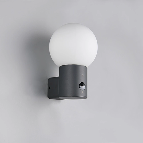 Bol wandlamp Mures antraciet met sensor Trio 4017807687200