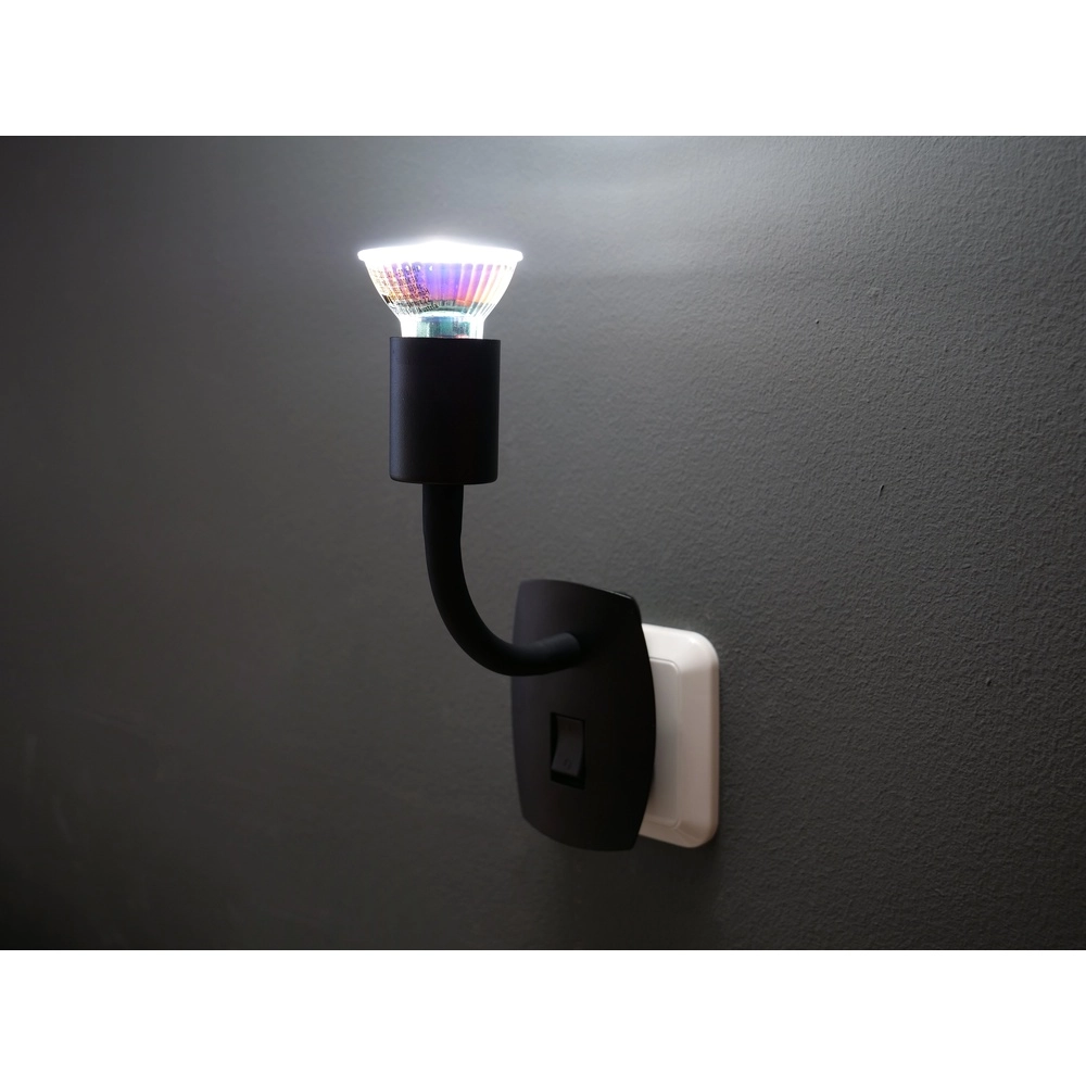 Stekker wandlamp Parrini schakelaar - flexibel - zwart Eglo 9002759316464