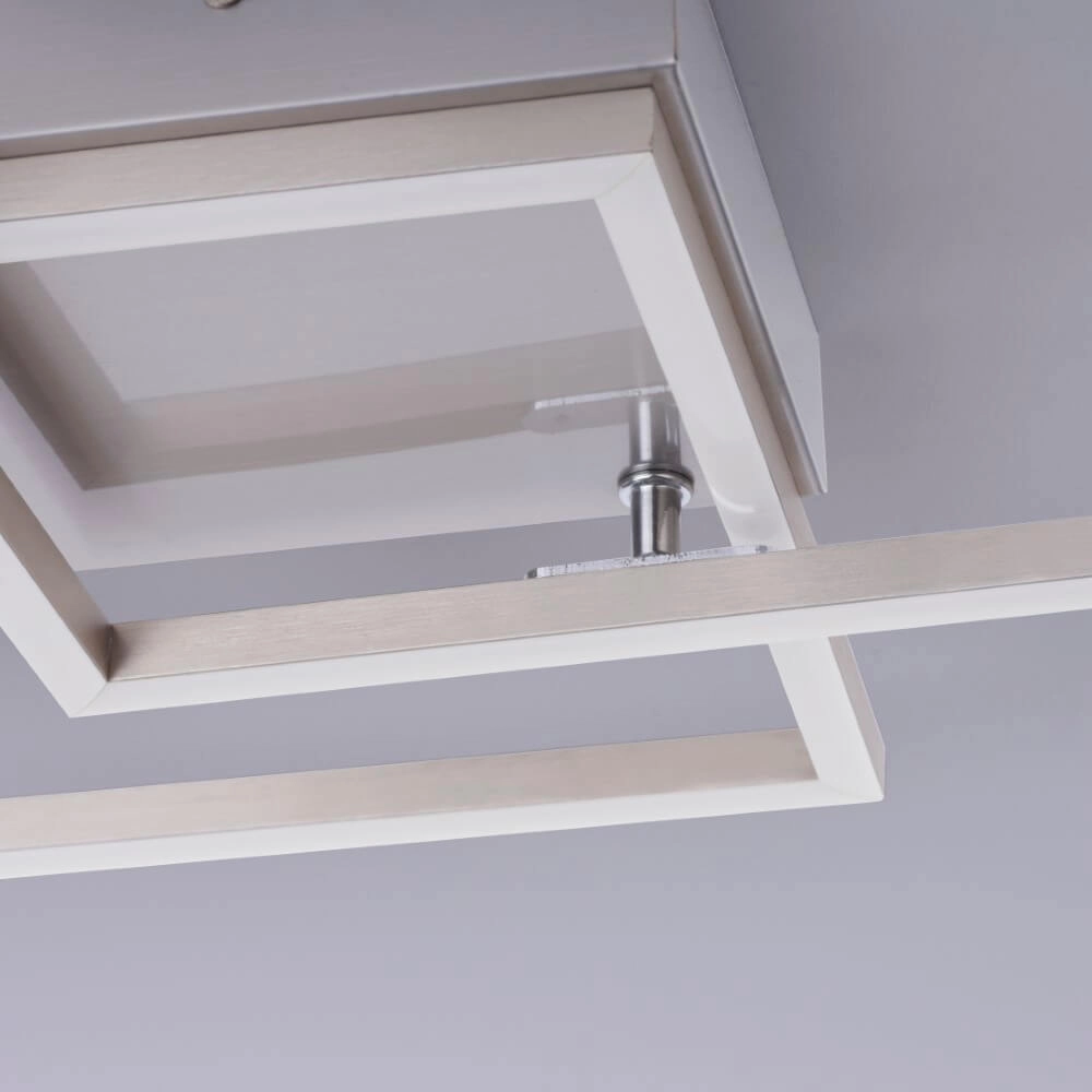 Plafondlamp Iven 36cm - 3000K RVS Just Light 4043689972943