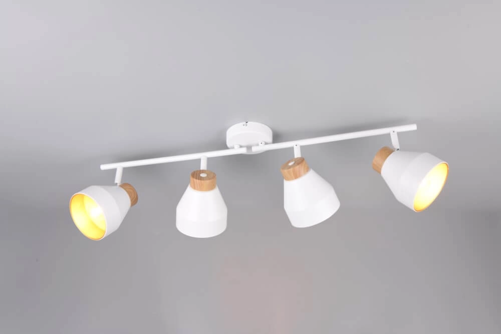 Design plafondlamp 4-lichts Valentin wit Trio 4017807637441