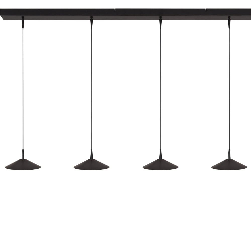 5-lichts hanglamp Ceppo zwart Ø 18cm Masterlight 8718121352077