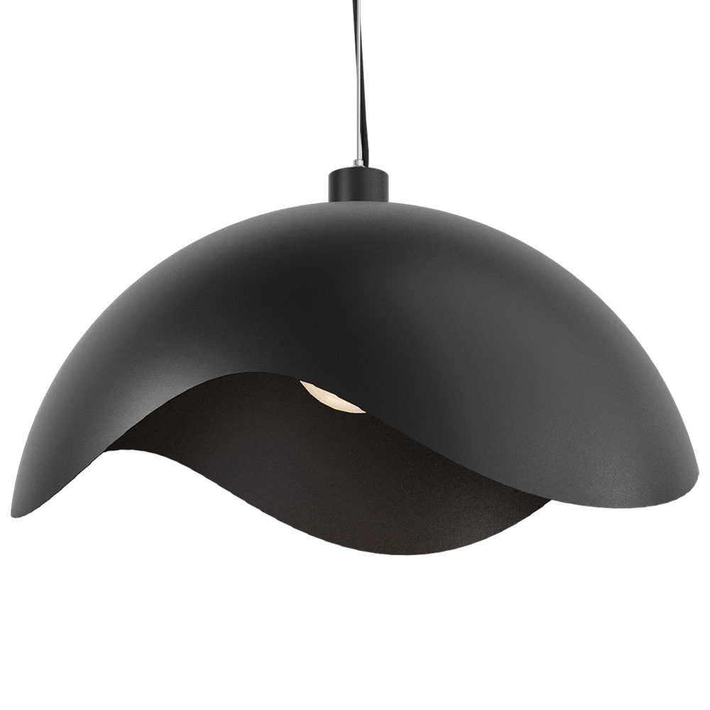 Design hanglamp Volta Ø60cm - golvend - zwart Masterlight 8718121193519