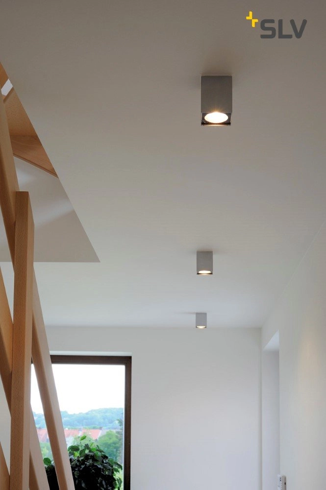 Vierkante opbouwspot Altra Dice CL-1 SLV 4024163119849