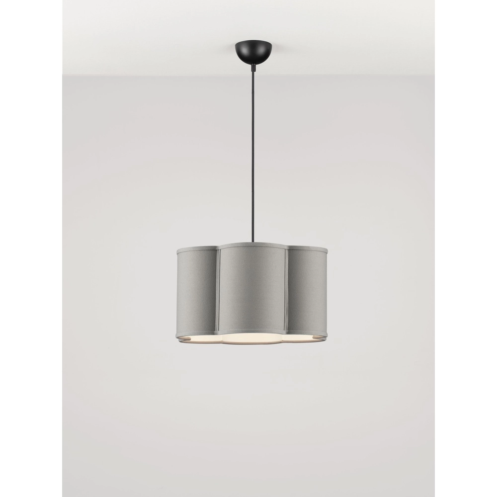 Hanglamp Bloosy grijs Lyora 5212017493552