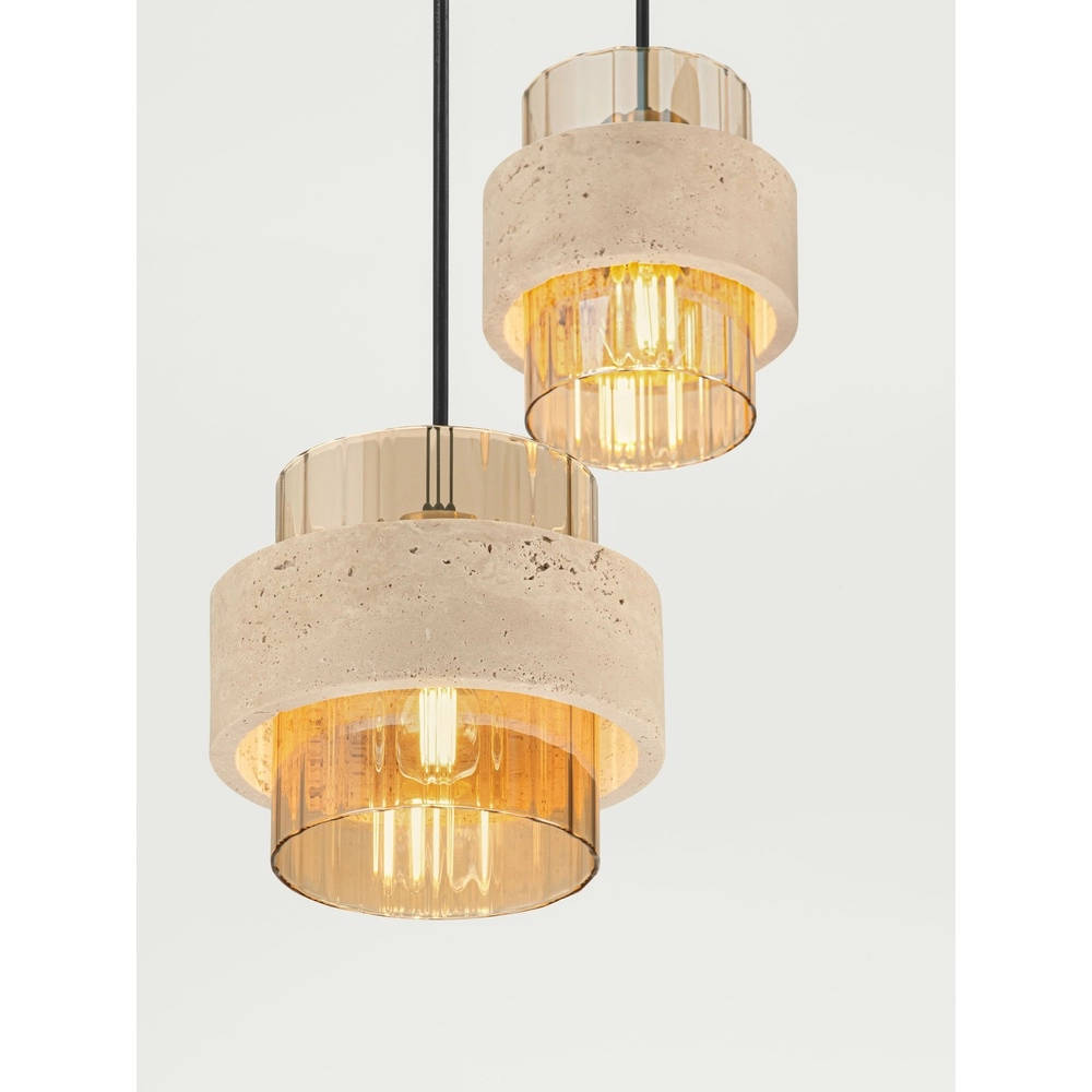 Moderne hanglamp Melony zand bruin Lyora 5212063501256
