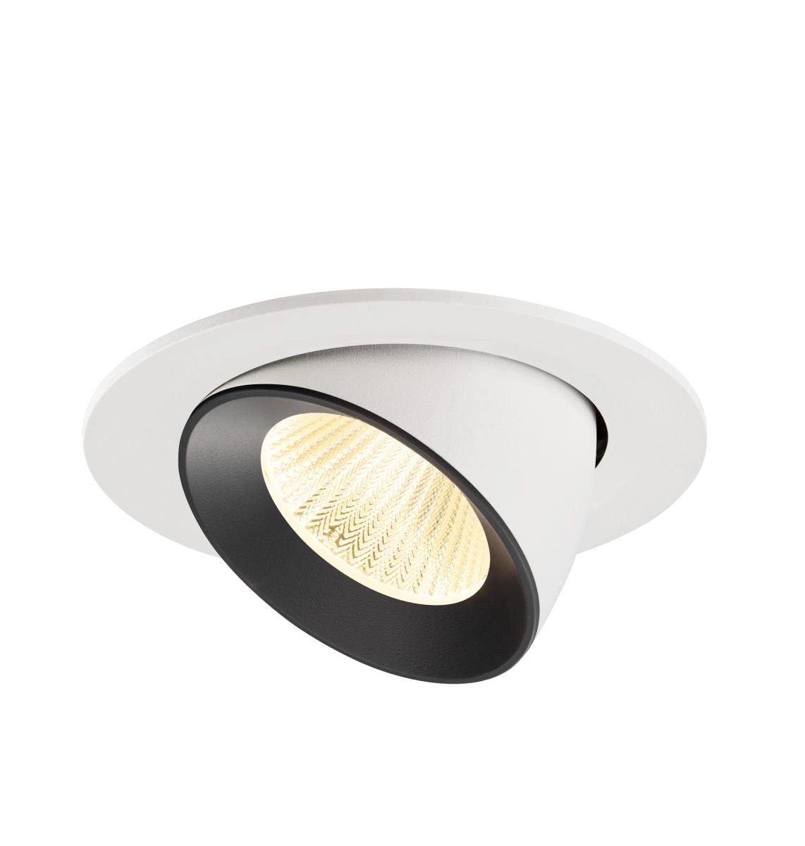 Inbouwspot Numinos Gimble L wit/zwart 3000K - 40gr SLV 4024163310215