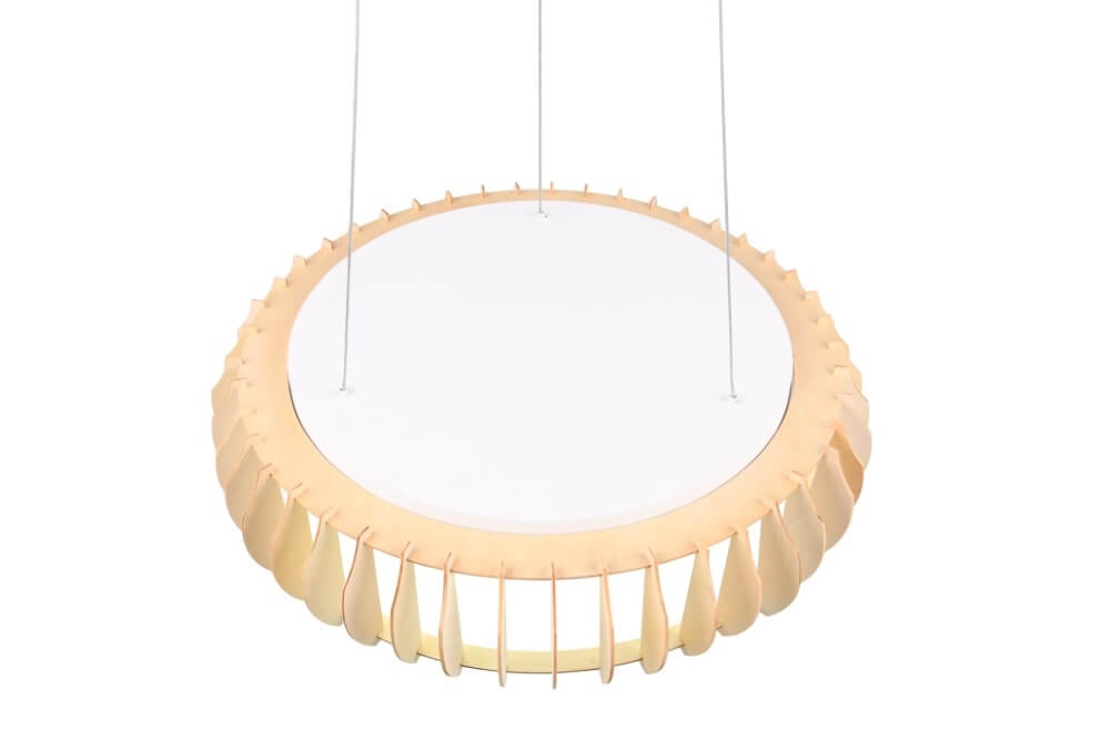 Houten hanglamp Monte Ø 60cm Trio 4017807600100