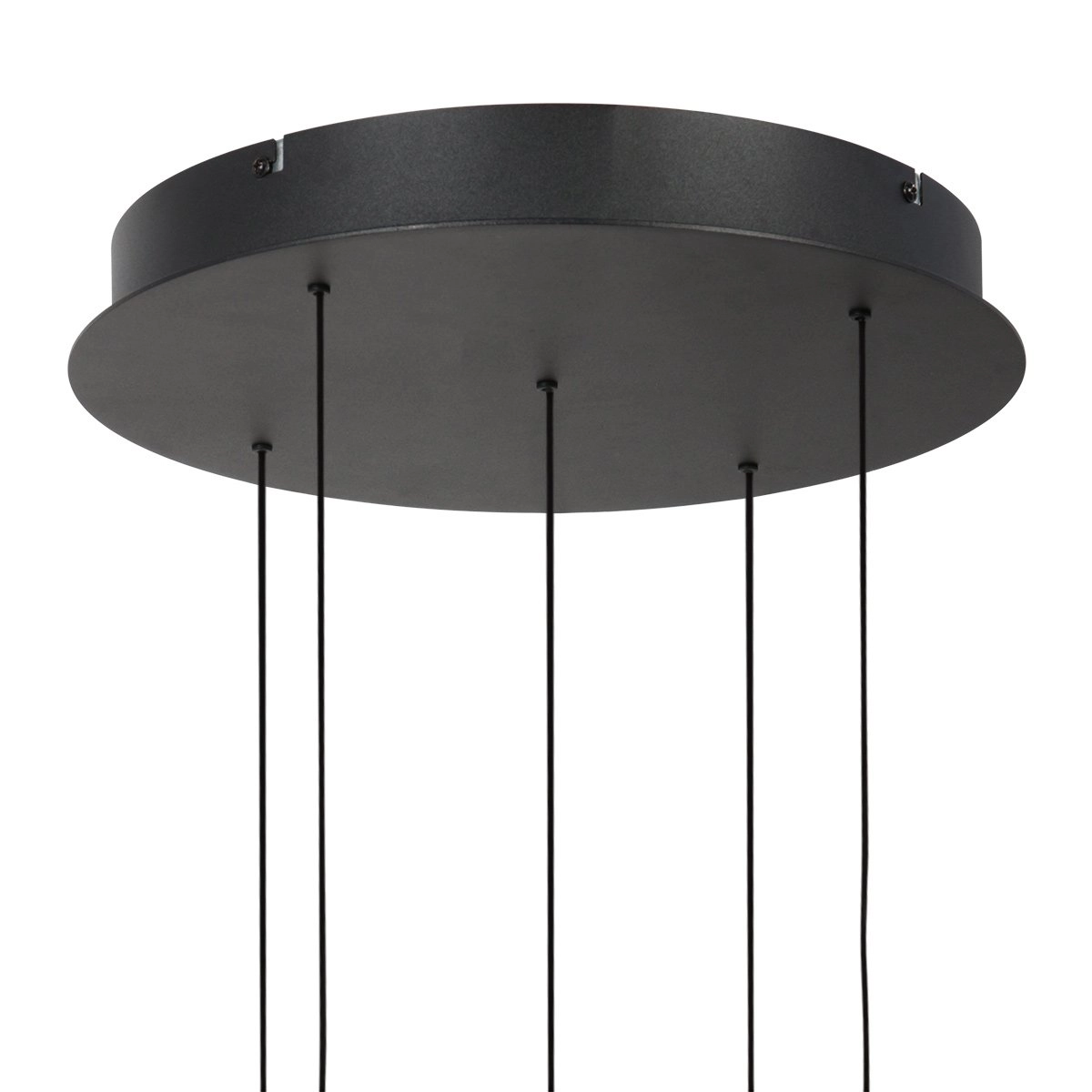 5-licht vide hanglamp Belluno led - messing goud met glas Steinhauer 8712746183870