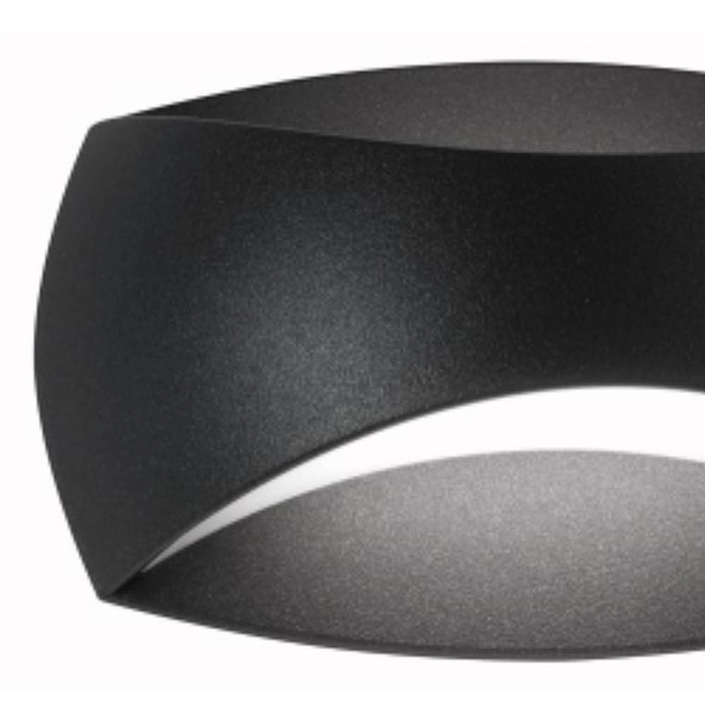 Up - downlighter Oval 15cm antraciet Franssen 8717064121290