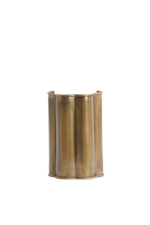 Bronzen wandlamp Fringe 13,5 x 20,5cm Light & Living 8717807705145