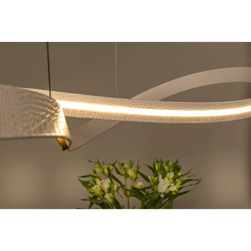 Moderne led hanglamp Slalom Zand met effect Premium by Lucide 5411212135131