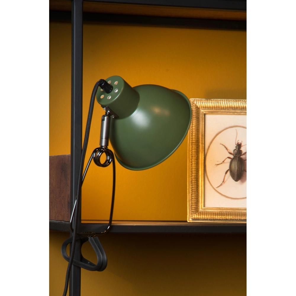 Klemlampje Moys groen Lucide 5411212451316