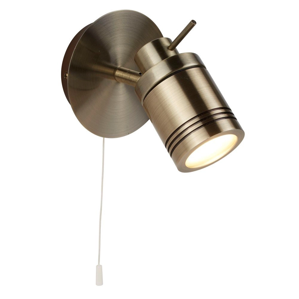 Antieke badkamer wandspot Samson brons Antieke badkamer wandspot Samson brons