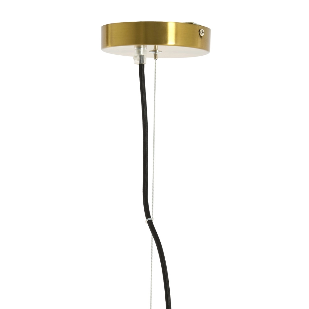 Ø 45cm hanglamp Misty met amber glas Light & Living 8717807645670
