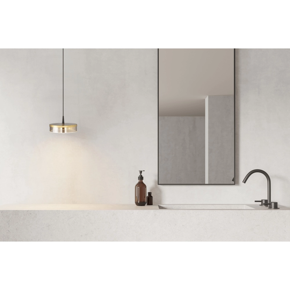 Design hanglamp Imperia zwart met goud Ø 16cm Masterlight 8718121352497