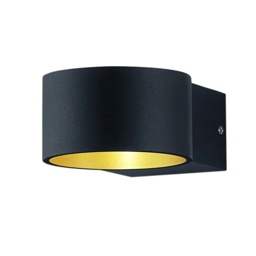 Wandlamp Lacapo zwart