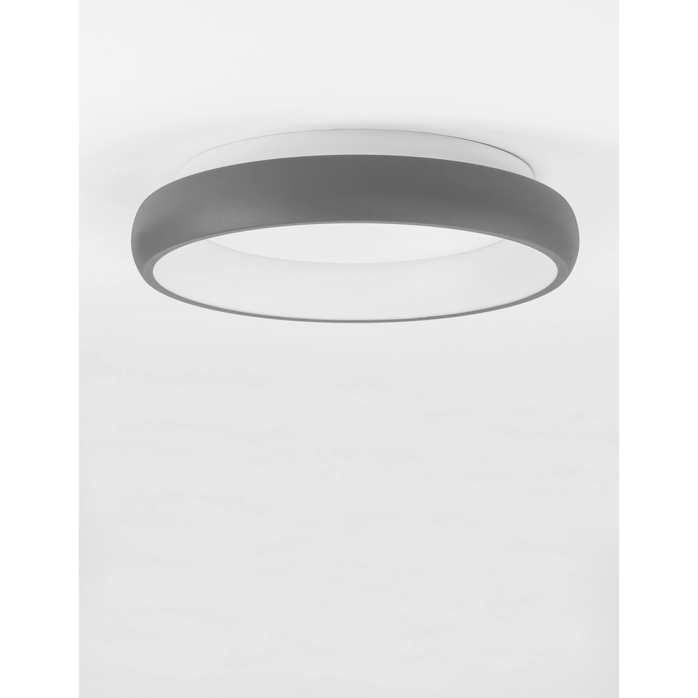 Plafondlamp Albi grijs Ø 41cm Lyora 5212017419507