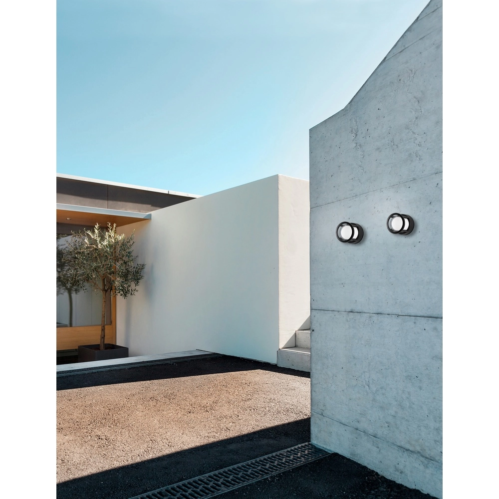 Design wall lamp Agosto round anthracite Lyora 5212017419231