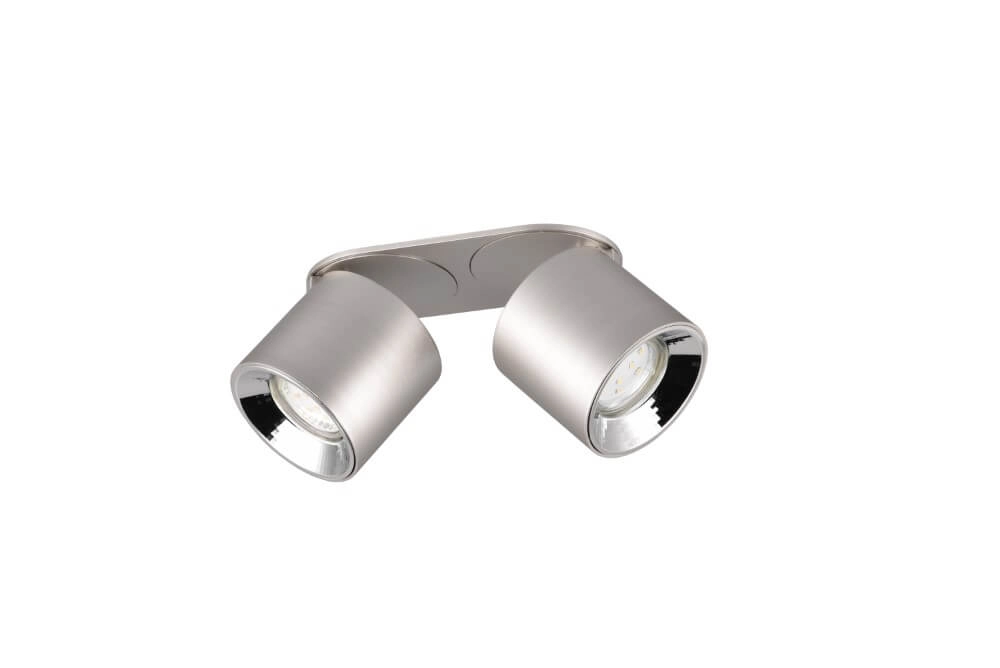 Plafondlamp Guayana 2-lichts nikkel Trio 4017807573978