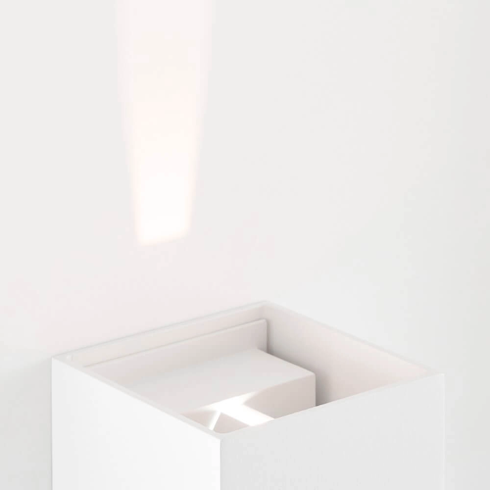 Wandlamp Isak 10 x 10cm wit Brilliant 4004353349270