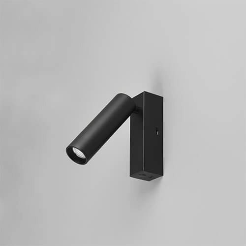 Slanke led wandspot Ambala zwart Trio 4017807612622