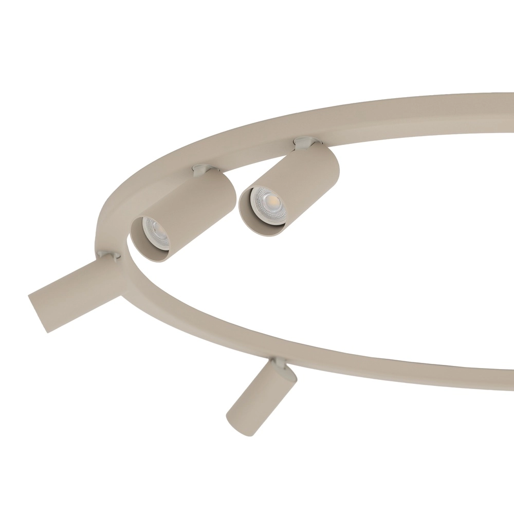 Cirkel opbouwspots Fourty 7x GU10 - beige Lyora 5903139119481